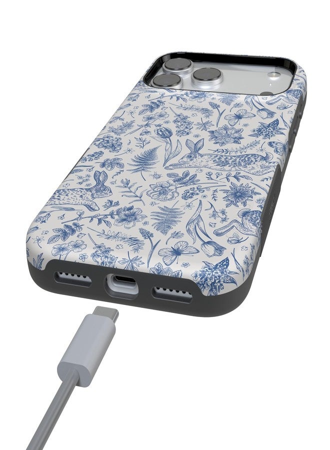 Casely Alex Case | Hop & Bloom | Bunny Toile | Compatible with MagSafe | Bold Protective Design - Image 5