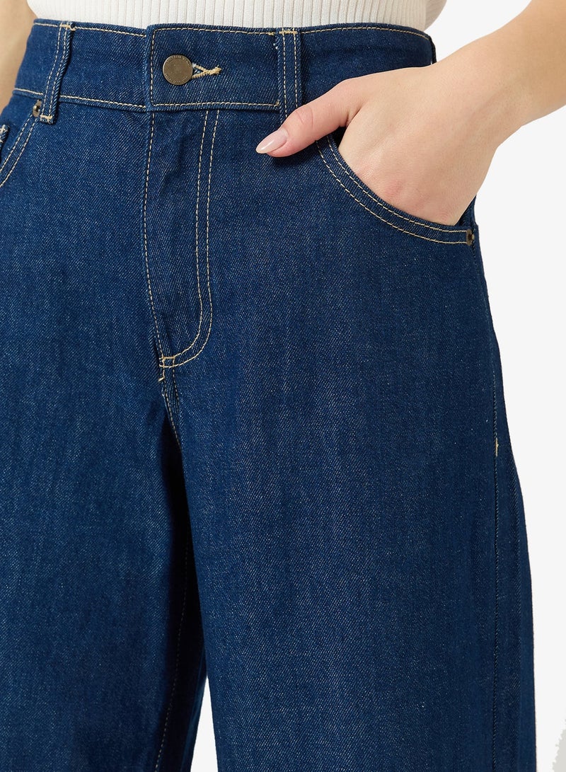 ONLY ONLSADIE Regular Fit Wide Denim Jeans - Image 4