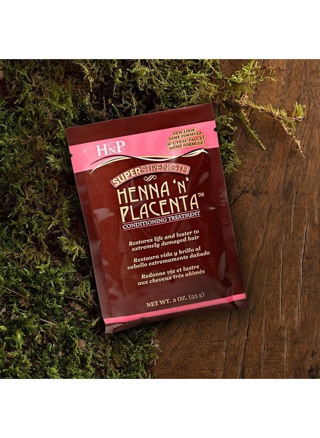 HNP - Henna N Placenta Super Strength Deep Conditioner Packet (2oz Pack of 12) - Image 1