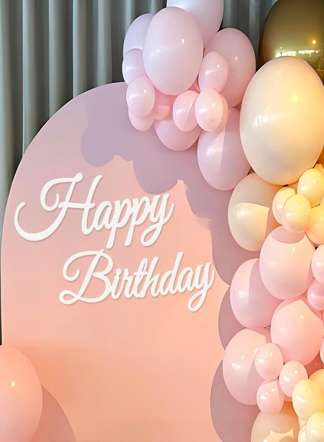 لافتة عيد ميلاد سعيد من ماسترون للخلفية - ملصقات بيضاء لحفلات عيد الميلاد "عيد ميلاد سعيد" لتزيين جدران أقواس البالونات وخلفيات الصور - Image 1