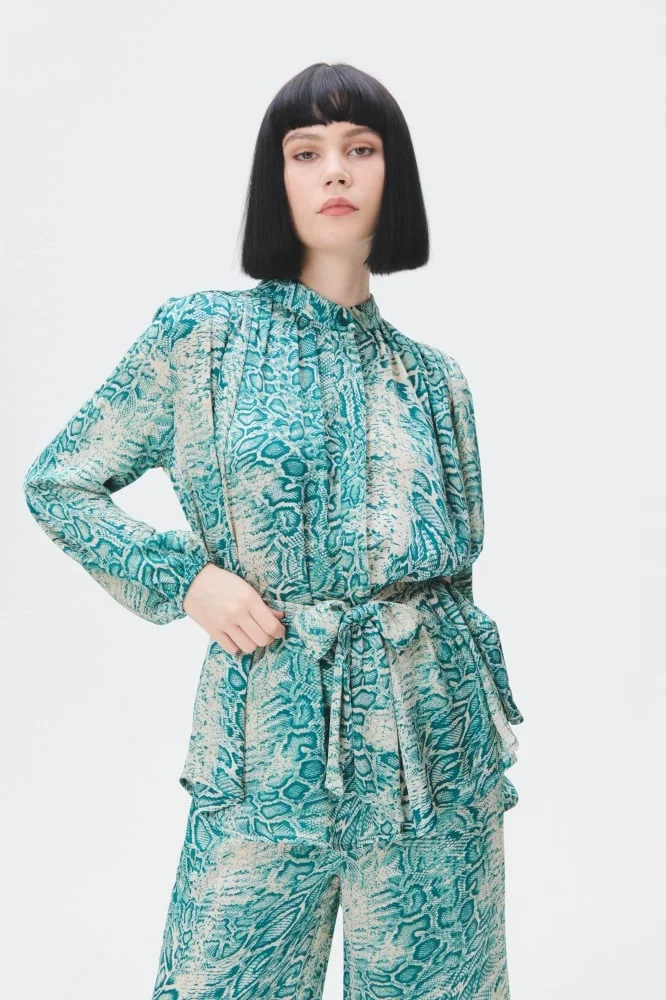 Tenda Snake-print shirt