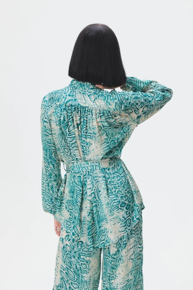 Tenda Snake-print shirt