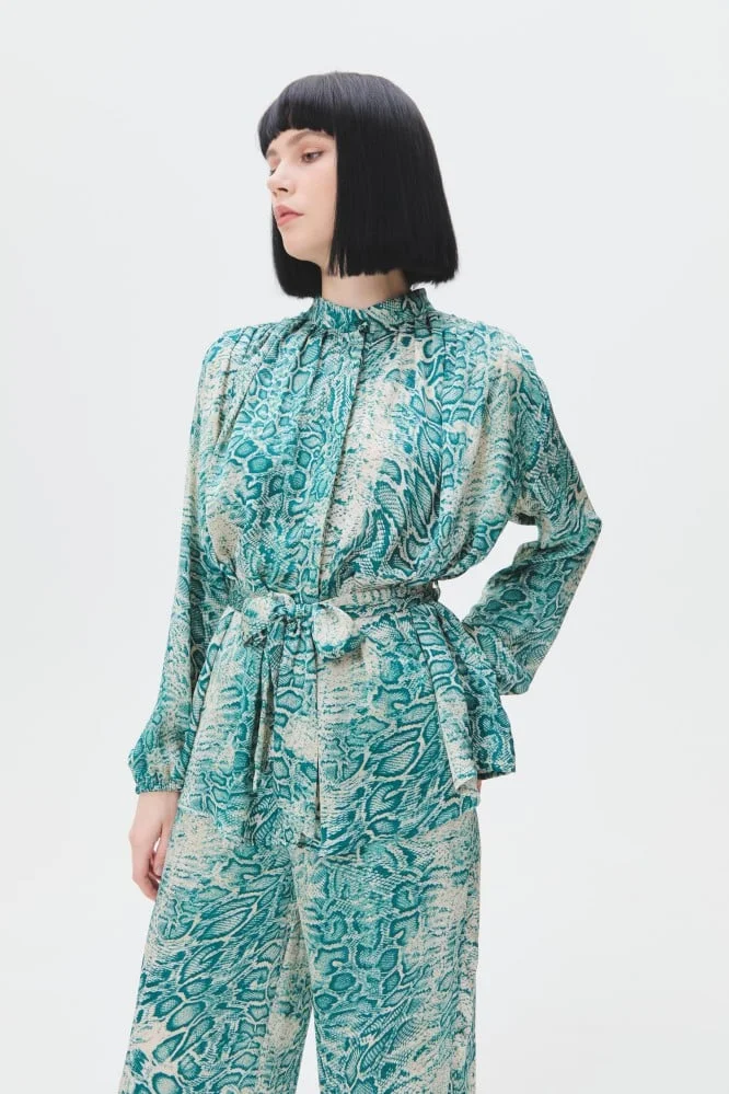 Tenda Snake-print shirt