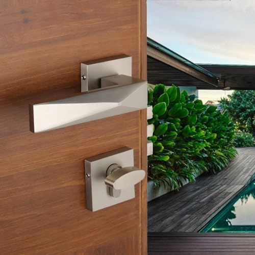 GOSAI High-Security Mortise Door Lock Set with Elegant Handle – Includes 3 Computerized Keys for Home, Hotel & Bedroom Doors (Matt Finish) - Image 2