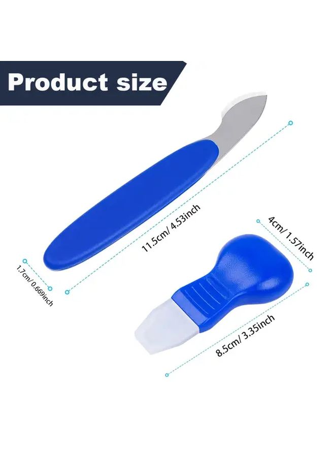 2 Pack 3D Printer Bracket Removal Tool Kit for PLA ABS UV Curable Model Material Durable Plastic Ergonomic Handle - Image 2