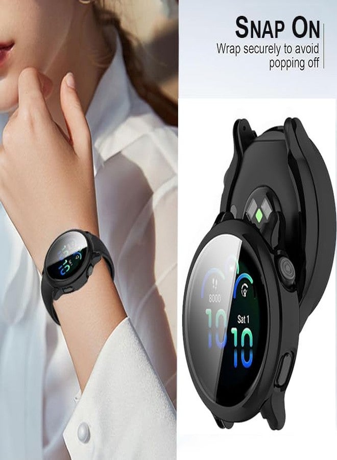 عبوتان من الجرابات المتوافقة مع ساعة Garmin Vivoactive 6، غطاء واقٍ رفيع مطلي بمادة TPU ناعمة عالية الجودة، مقاوم للخدش - Image 5