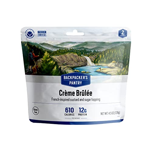 Backpacker's Pantry Creme Brulee - Freeze Dried Backpacking & Camping Food - Emergency Food - 12 Grams of Protein, Vegetarian, Gluten-Free - 1 Count - Image 1