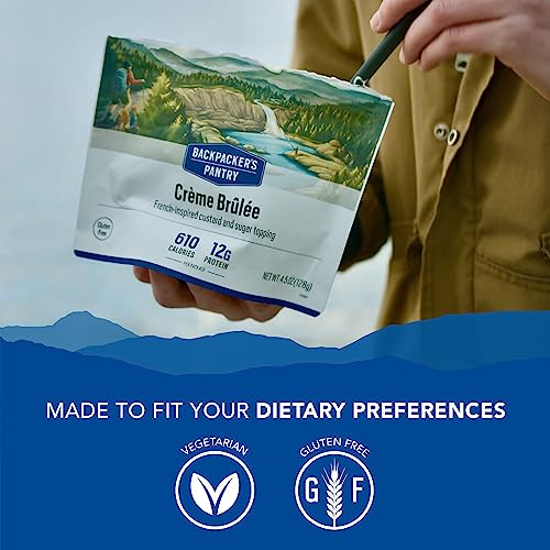 Backpacker's Pantry Creme Brulee - Freeze Dried Backpacking & Camping Food - Emergency Food - 12 Grams of Protein, Vegetarian, Gluten-Free - 1 Count - Image 5
