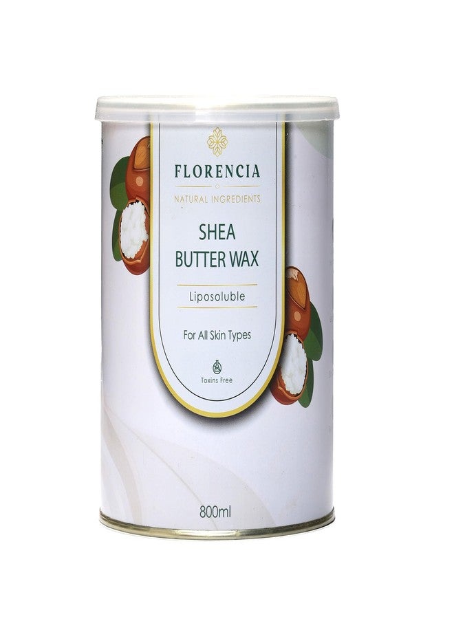 FLORENCIA Liposoluble Shea Butter Wax | Easy Hair Removal Nourishing Wax | All skin types | For Men & Women | 800 ml - Image 1