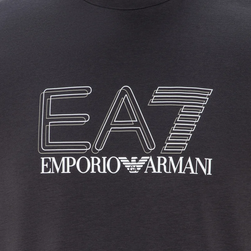 EA7 Emporio Armani Grey Men's Visibility Training T-Shirt for Men | Best Price UAE