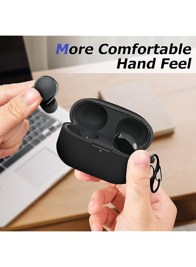 إيروريكس غطاء حماية من السيليكون لسماعات سوني Wf 1000Xm5 مع إضاءة أمامية LED باللونين الأسود والأزرق - Image 5