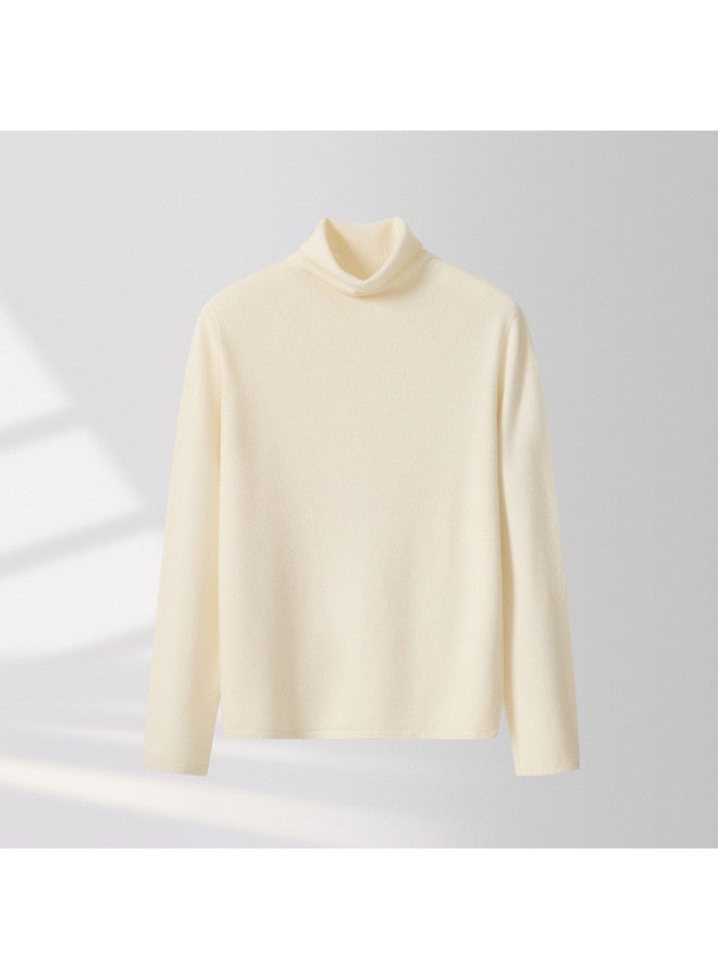 Fapai Warm, Comfortable, Slim-fit, Versatile, Fashionable Turtleneck Wool Sweater - Image 4
