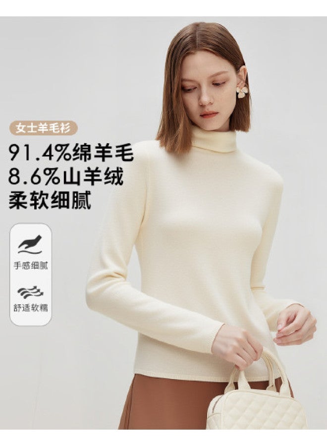 Fapai Warm, Comfortable, Slim-fit, Versatile, Fashionable Turtleneck Wool Sweater - Image 1