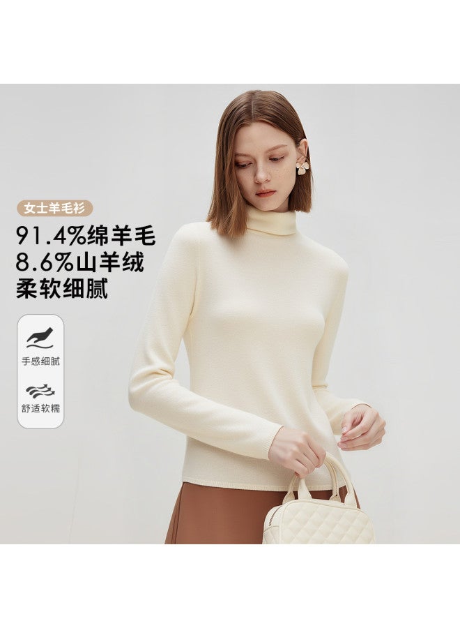 Fapai Warm, Comfortable, Slim-fit, Versatile, Fashionable Turtleneck Wool Sweater - Image 2