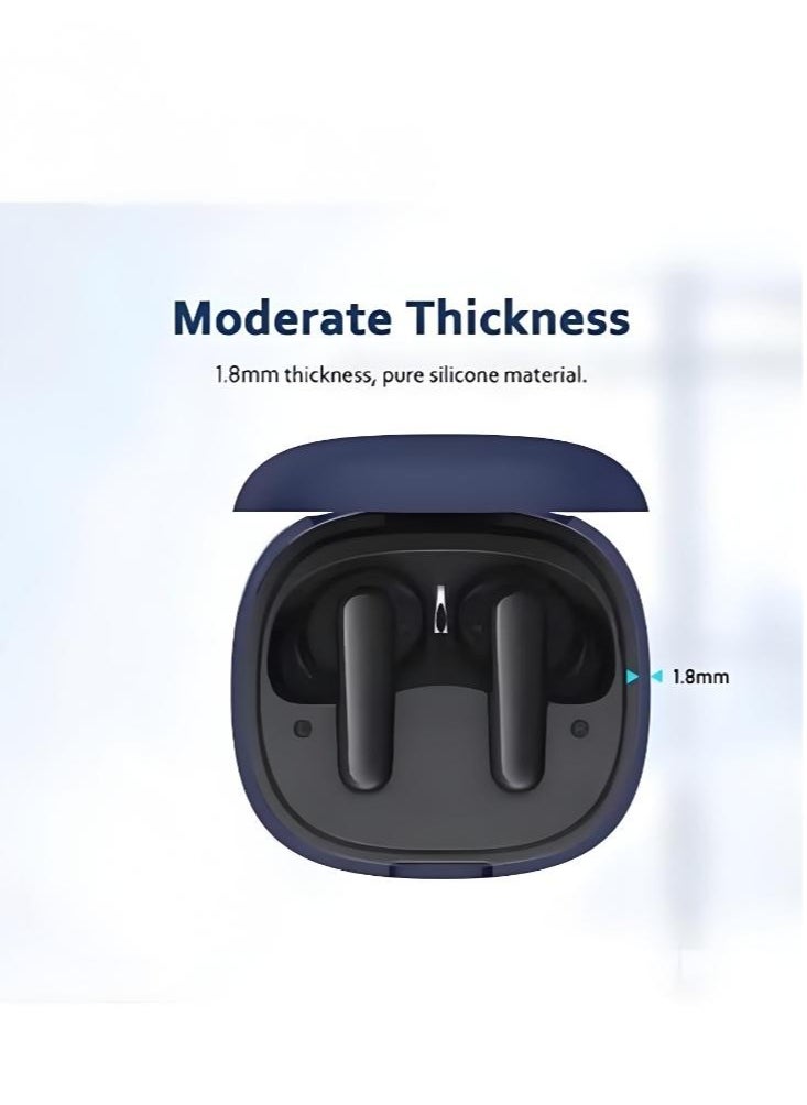 Silicone Case Cover for Anker SoundCore P20i/R50i - Made with Soft Silicone, Lightweight & Durable - Stylish Design, Accurate Cut-outs, Easy Installation & Removal - Blue