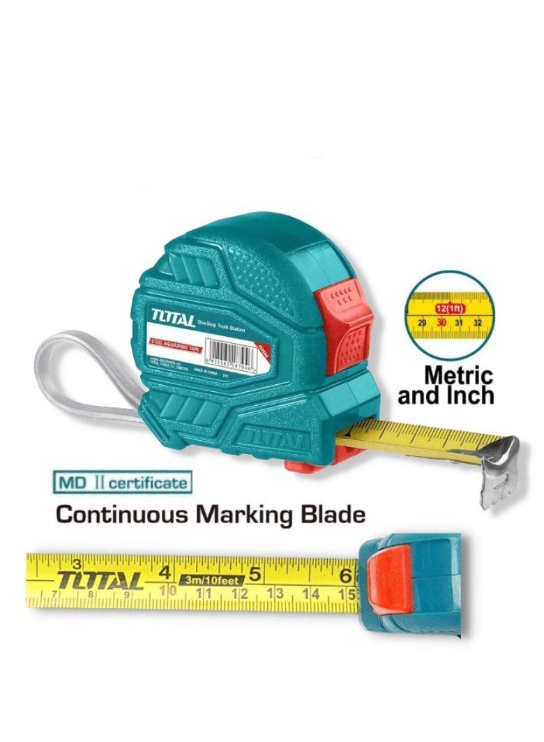 TOTAL Steel Measuring Tape 3mx16mm TMT126331 - Image 3