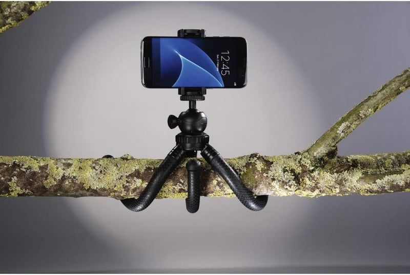 Hama FlexPro Flexible Tripod 27 cm with Bendable Legs and Ball Head for Smartphone, GoPro & Camera - Black - Image 2