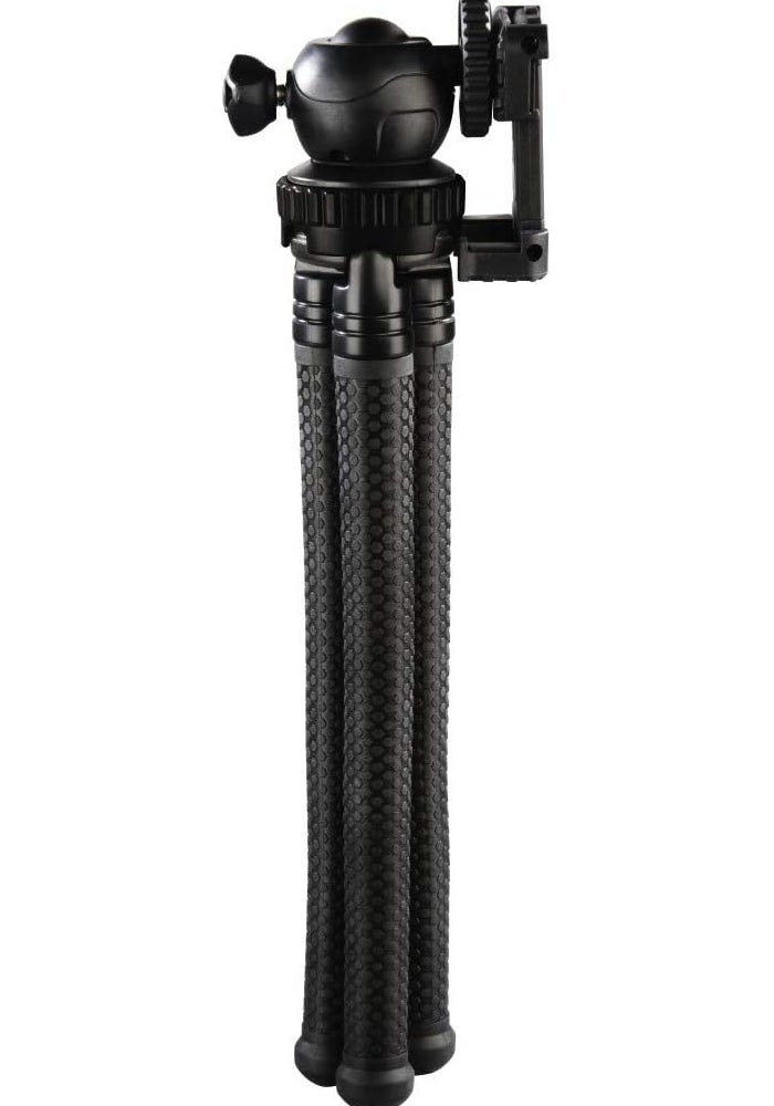 Hama FlexPro Flexible Tripod 27 cm with Bendable Legs and Ball Head for Smartphone, GoPro & Camera - Black - Image 3