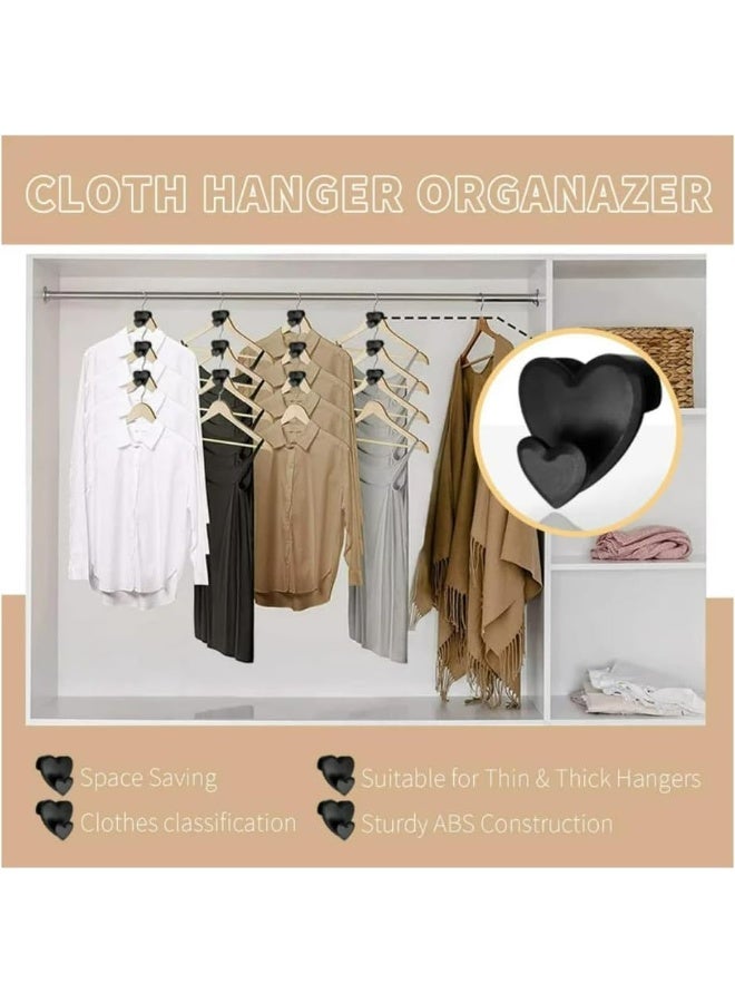 Space Saving Hanger , Closet Organizer -triple Closet Space 12 PC -Clothes Hanger Connector Hooks - Image 3