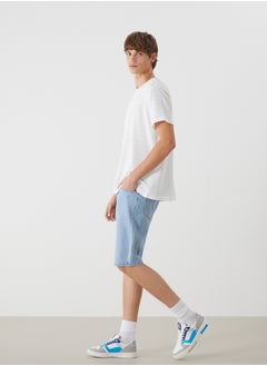 LC WAIKIKI Standard Fit Men's Jean Shorts  - Image 1