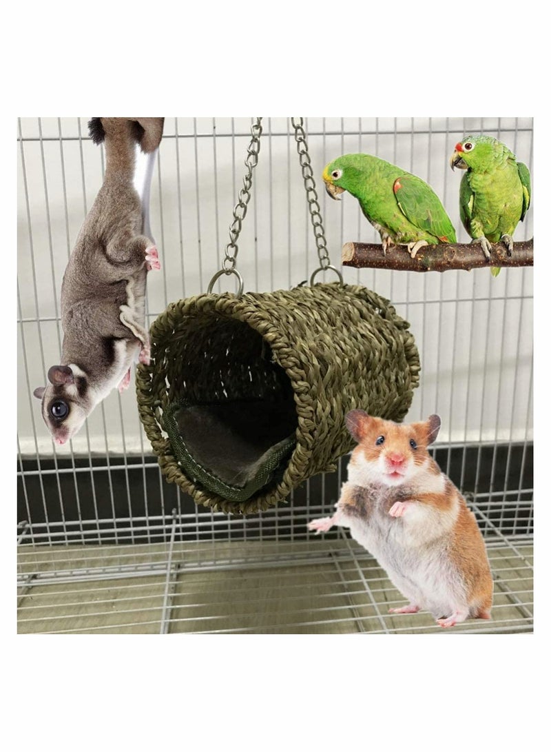 Excefore Pet Hammock Hamster Hanging Toy 3 Piece Set House Hanging Bed Cage Toys for Small Animal - Image 2