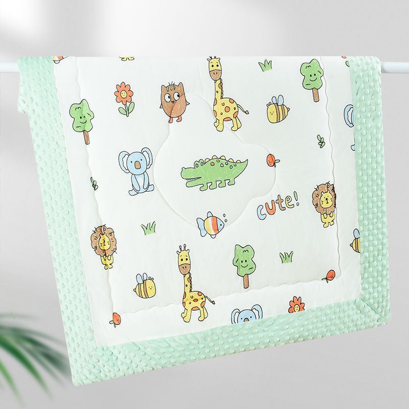 Baby Doudou Quilt Four Seasons Quilt Children'S Air Conditioning Quilt Newborn Velvet Comforting Quilt Kindergarten Milk Doudou Velvet - Image 5
