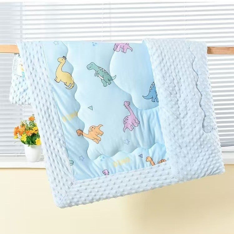 Baby Doudou Quilt Four Seasons Quilt Children'S Air Conditioning Quilt Newborn Velvet Comforting Quilt Kindergarten Milk Doudou Velvet - Image 1
