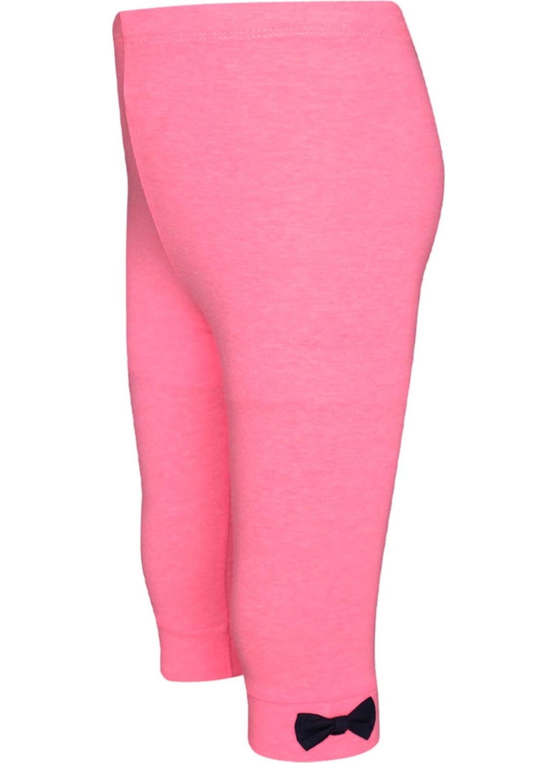 Lovetti Phosphorus Fuchsia Basic Girl Bow Knee-Length Capri 