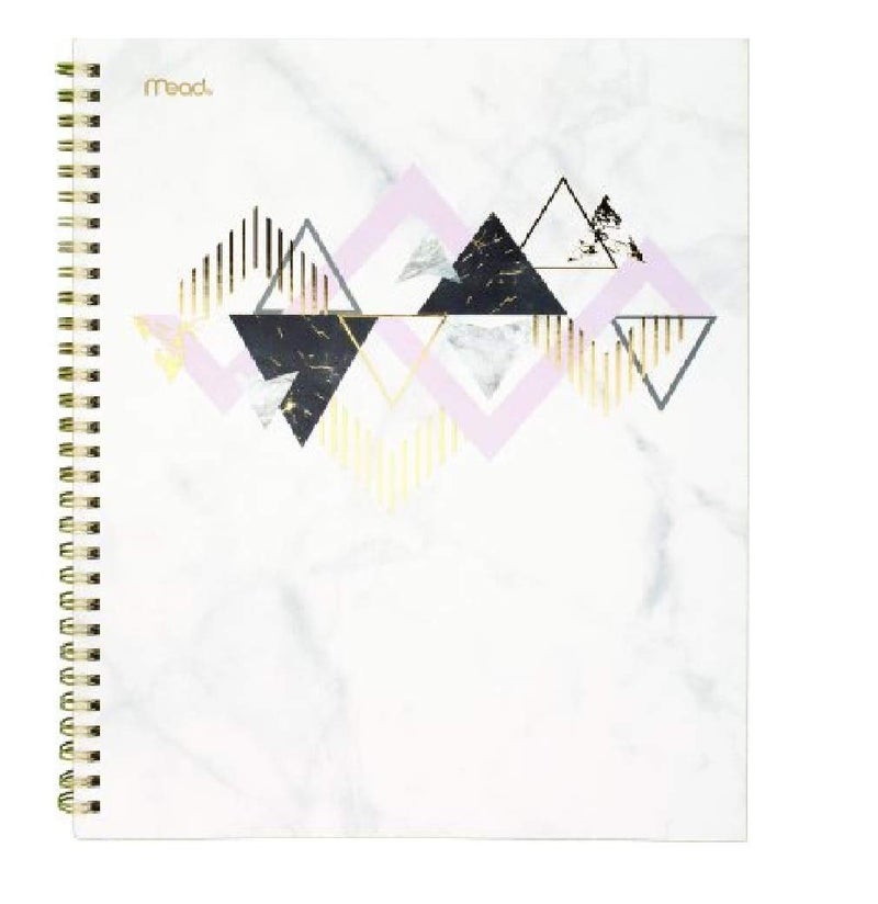 Mead Spiral Notebooks, 1 Subject, College Ruled Paper, 80 Sheets, Modern Chic, 3 Pack (38196) - Image 3