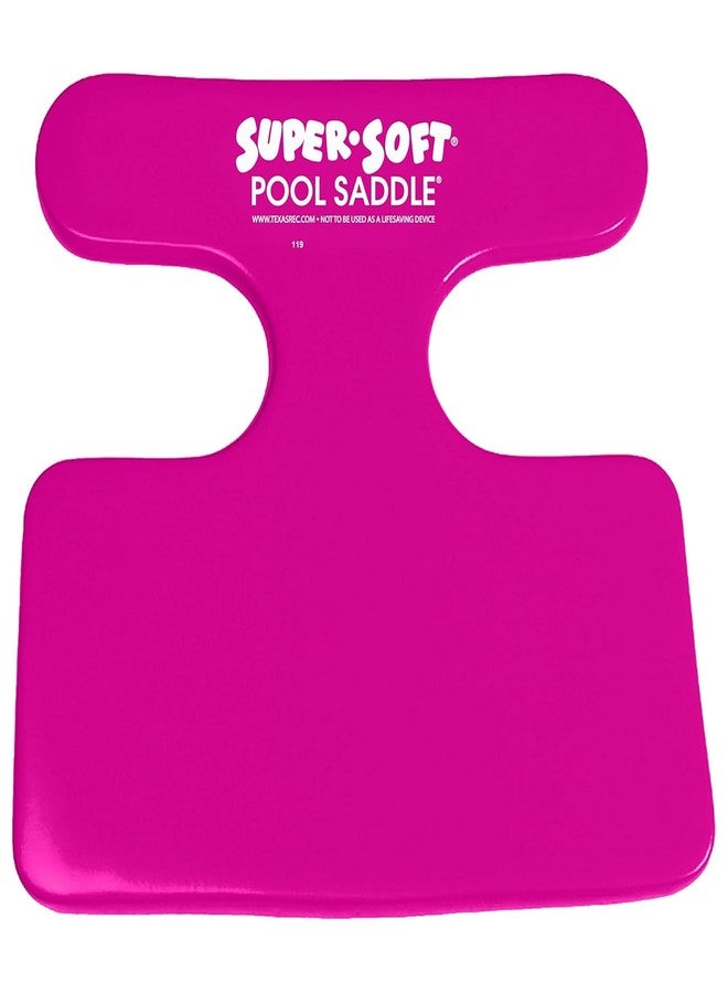 TRC Recreation 8590135 Super Soft Pool Saddle, 21" × 21" Wide - Flamingo Pink - Image 1