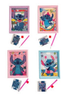 SNW Framed Diamond Painting of Stitch – Sparkling DIY Artwork for Home Decor & Gifts  - Image 1