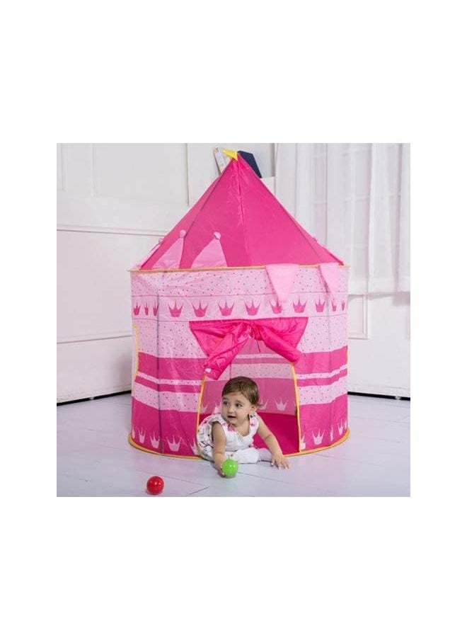 erorex - Play Tent Girl Princess Castle House Tent for Indoor/Outdoor Use, Portable with Carrying Case - Image 1