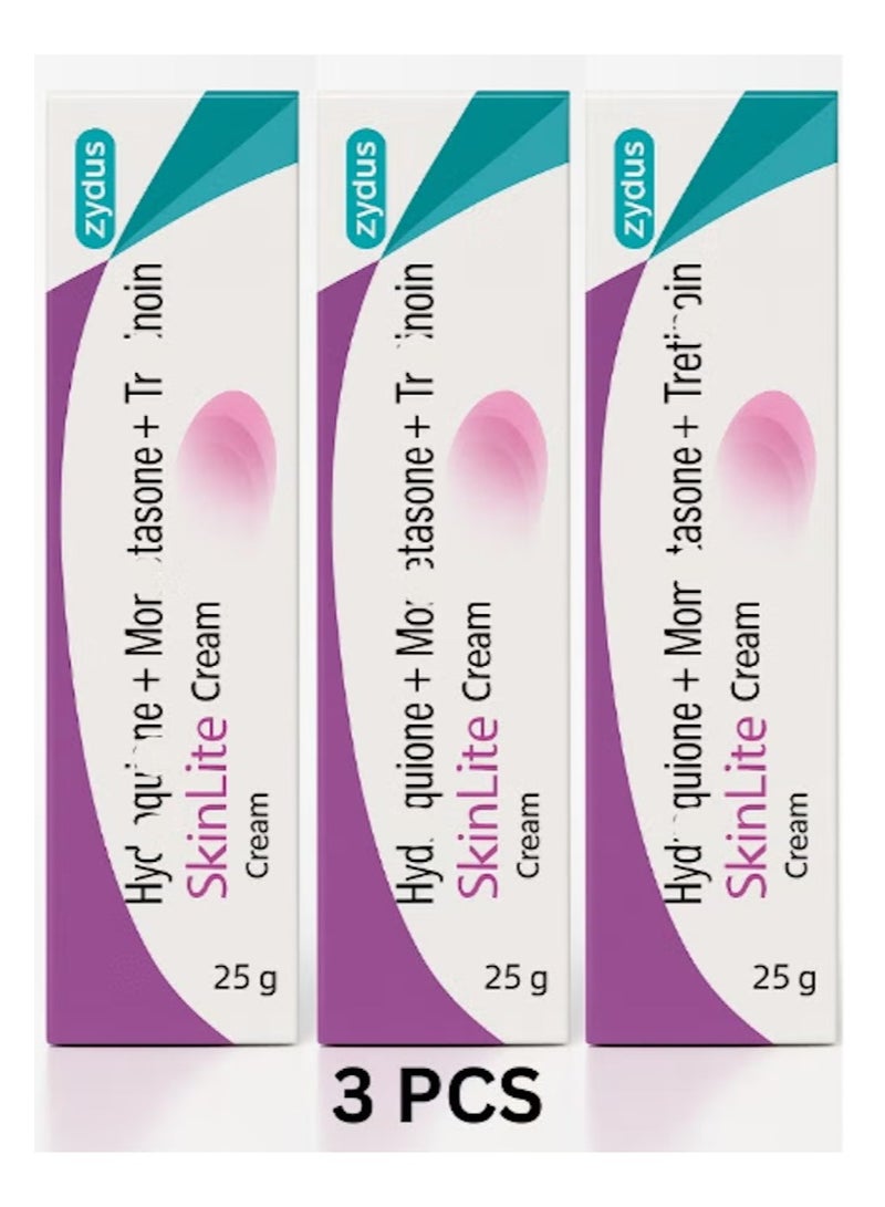 SKINLITE Pack of 3 Skinlite Face Cream for Hyperpigmentation and Dark Spots 25gm Each Skin Brightening and Whitening Cream for Uneven Skin Tone - Image 2