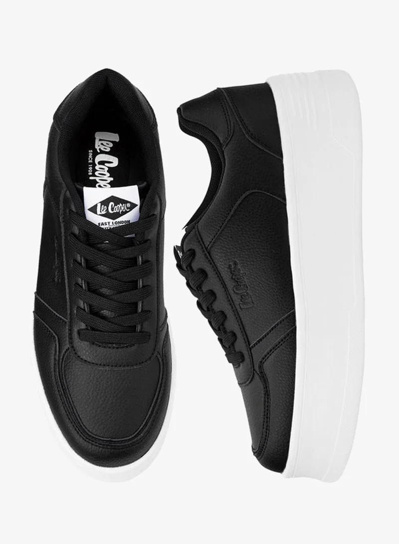 Lee Cooper Women's Solid Lace-Up Sneakers