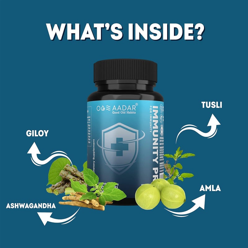 AADAR Ayurveda Immunity Pro Capsule (60 Capsules) - Image 4
