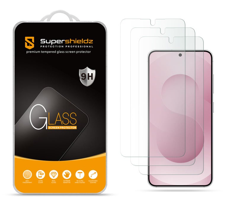 Supershieldz (3 Pack) Designed for Samsung Galaxy S26+ / S26 Plus Tempered Glass Screen Protector, Anti Scratch, Bubble Free - Image 1