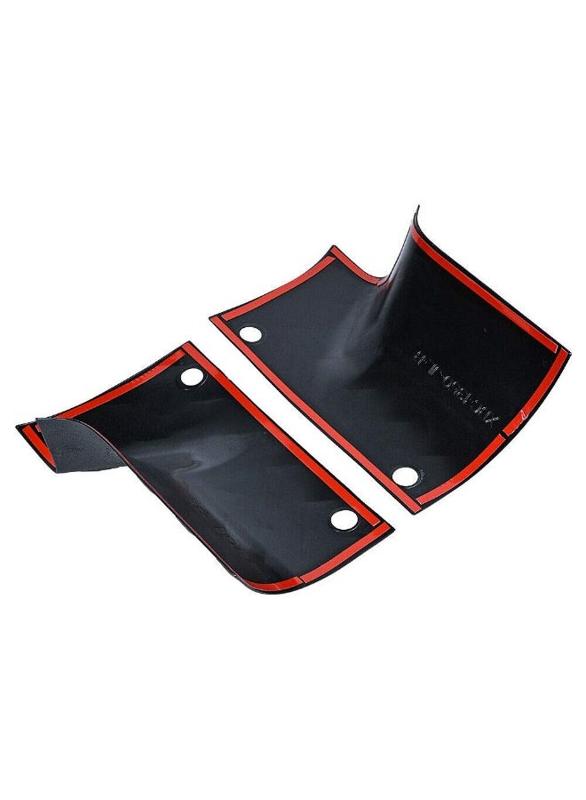 Halamodo Cowl Body Armor Outer Cowl Covers Corner Guards for 2018-2025 Jeep Wrangler JL JLU & Jeep Gladiator JT 2/4 Door, Exterior Accessories Parts, Textured Black, Pair - Image 5