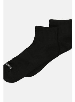 SKECHERS Women 10 Pairs Brand Logo Quarter Socks, Black  - Image 2