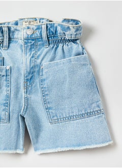 Ovs OVS Girls Long Short Trousers - Blue  - Image 3