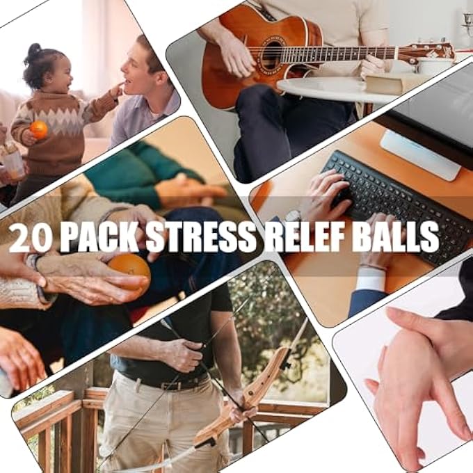 KDG Stress Ball Adult Motivational Stress Balls (Pack of 20) for Kids and Adults, Stress Relief Balls with Quetos to Relieve Anxiety and Anger as a Gift - Image 2