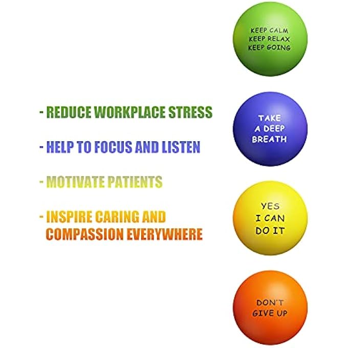 KDG Stress Ball Adult Motivational Stress Balls (Pack of 20) for Kids and Adults, Stress Relief Balls with Quetos to Relieve Anxiety and Anger as a Gift - Image 3