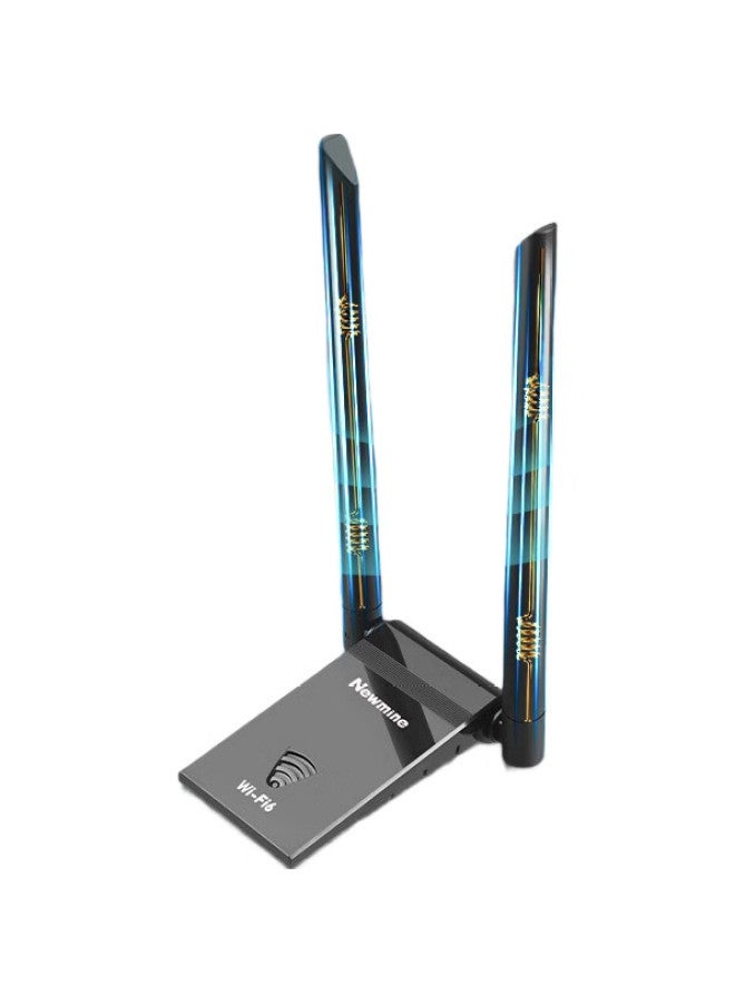 Newmine, Wifi6 Wireless Network Card, 5G Dual-Band 1800M Gigabit Gaming Wireless Network Card, Usb Interface, Laptop And Desktop Wireless Receiver, Wifi Transmitter, Range Extender - Image 1
