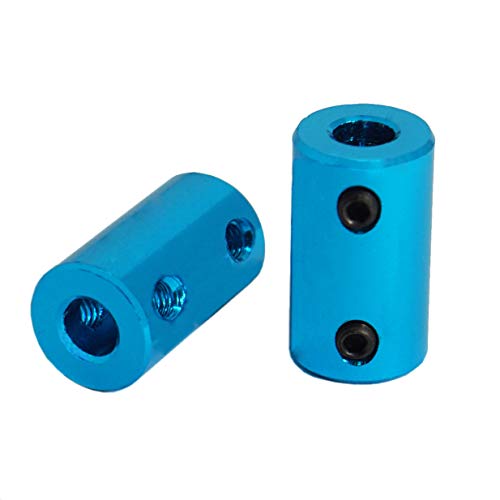 Treehobby 6Pack Treehobby Aluminium Alloy Shaft Coupling Rigid Stepper Motor Wheel Coupler Joint Connector for DIY Car Boat Airplane 3D Printers, 5mm to 5mm - Image 5