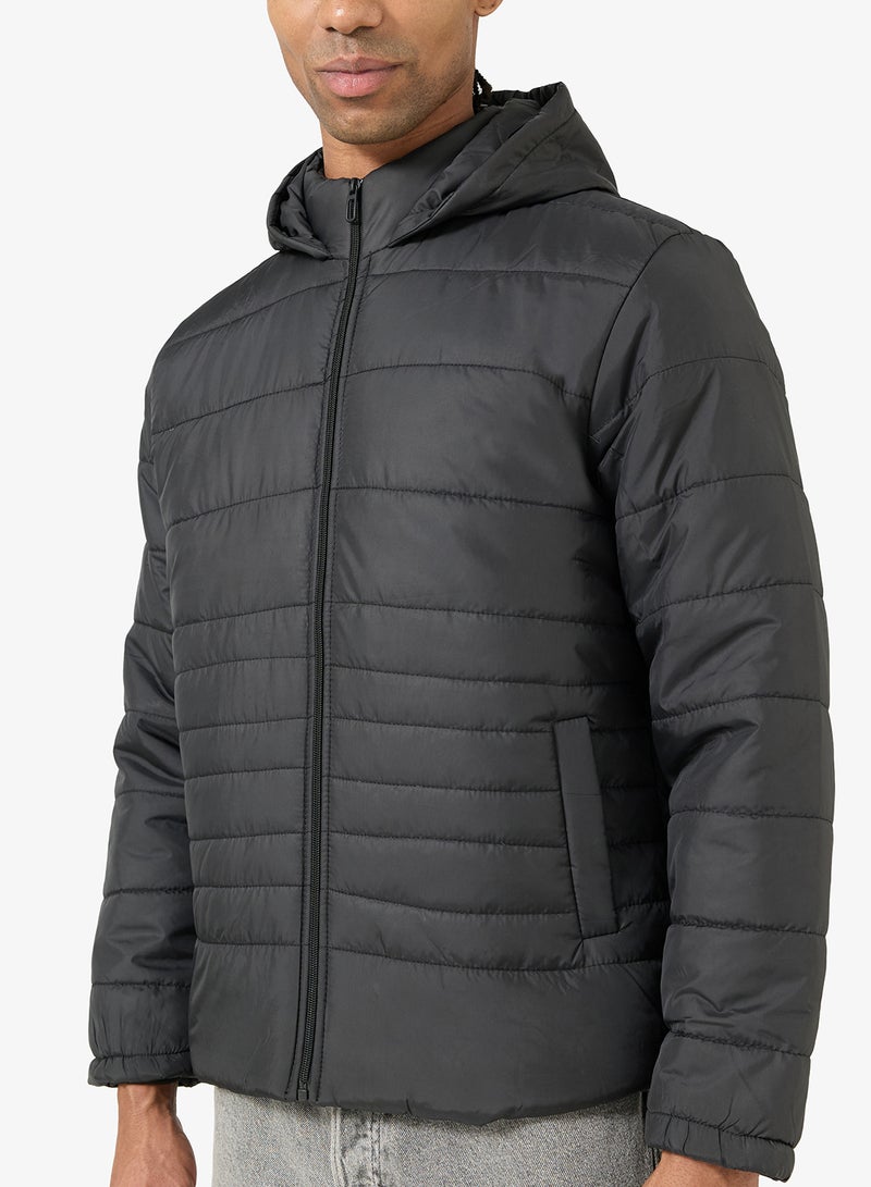 سفنتي فايف جاكيت منتفخ بغطاء رأس - Image 3