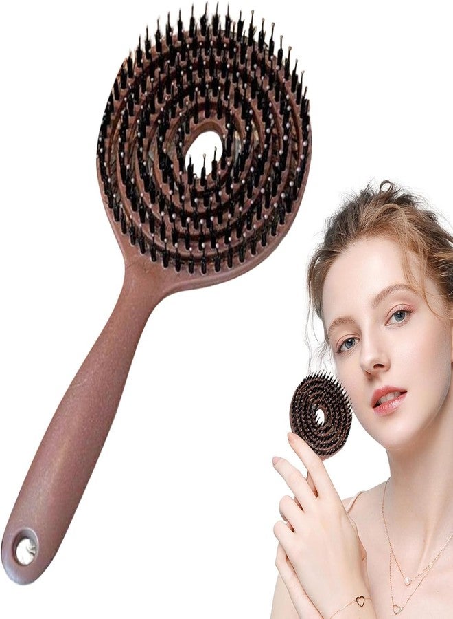 GALLY Korean Style 3D Hair Comb for Women & Men | Anti-Static Detangling & Straightening Hair Brush for Curly, Thick & Frizzy Hair | Scalp Massage, Smooth & Shine Finish | Wet & Dry Use - Image 1