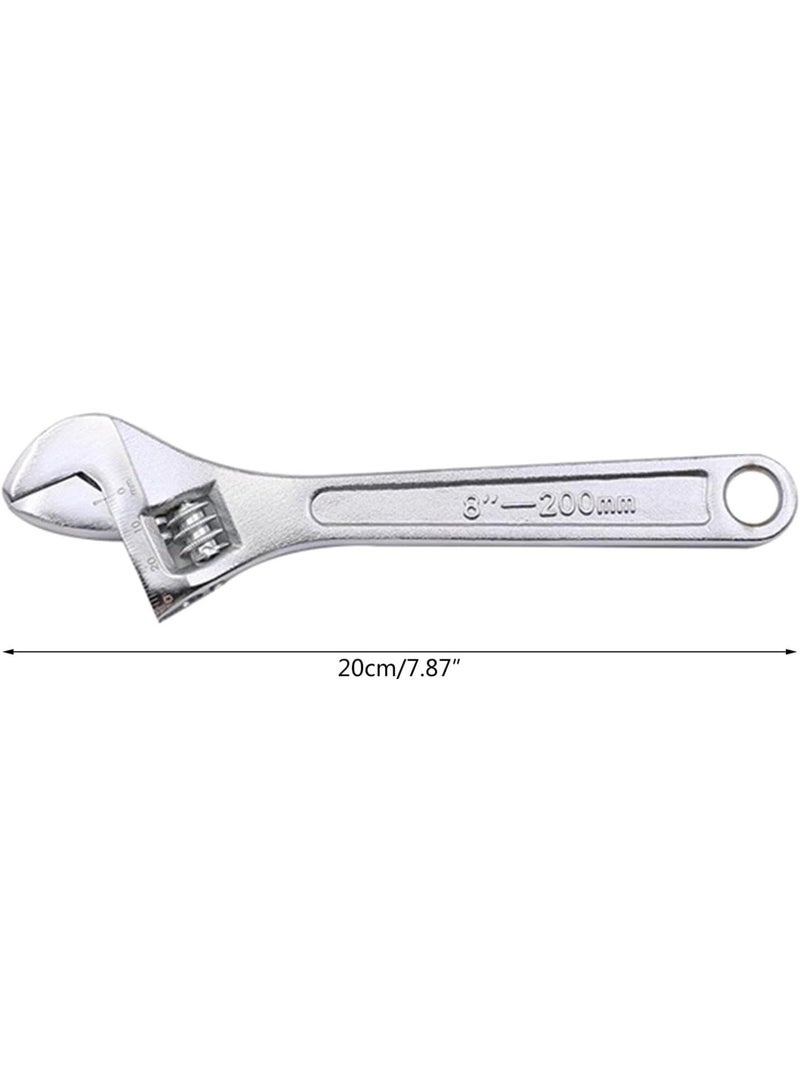 GGOOT Adjustable spanner 8 Inch Adjustable Wrench Spanner Mechanical Workshop Hand Repair Tools Car Bicycles Hardware Wrench Wrench  - Image 3