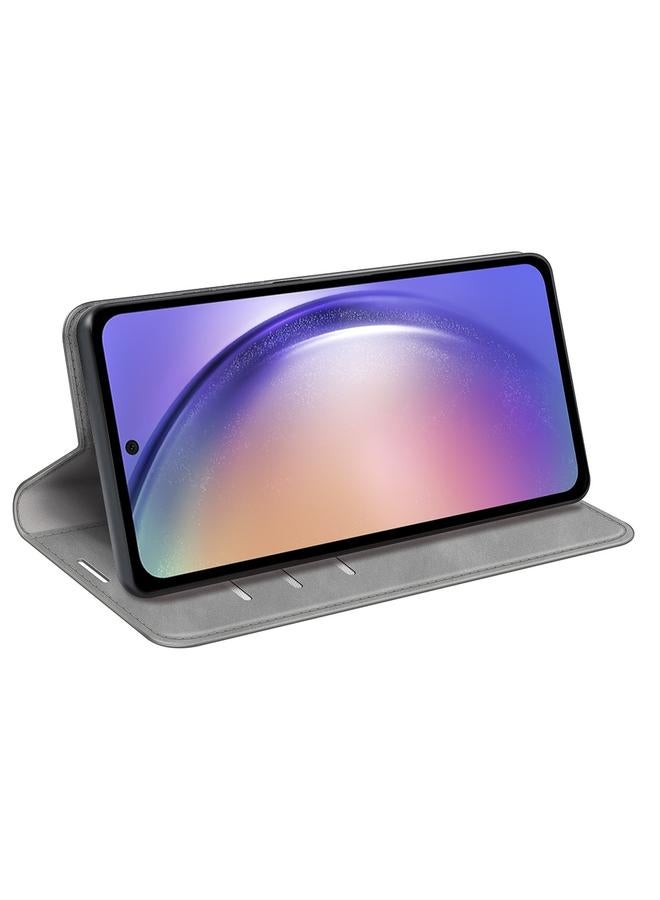 اس-توب جراب هاتف Samsung Galaxy A55 من الجلد المغناطيسي القابل للسحب - Image 5