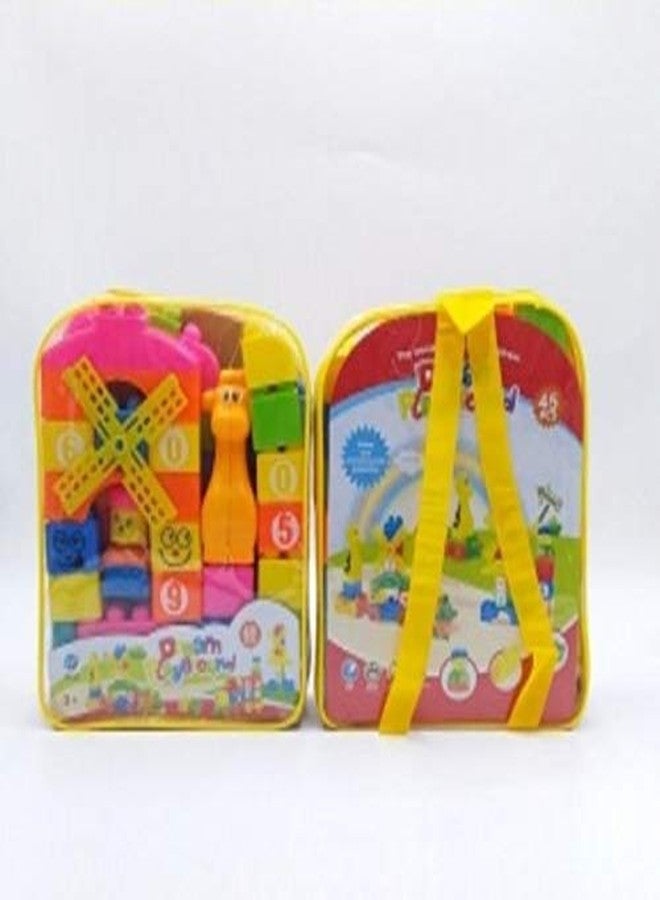 Brunte Toy Building Bricks Educational Toy Blocks Kit for 3 Years Kids