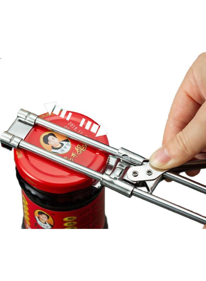 Yijuke All-Steel Can Opener, Multi-Functional Lid Opener, Labor-Saving Cap Opener, Beer Bottle Opener, Bottle Opener - Image 3