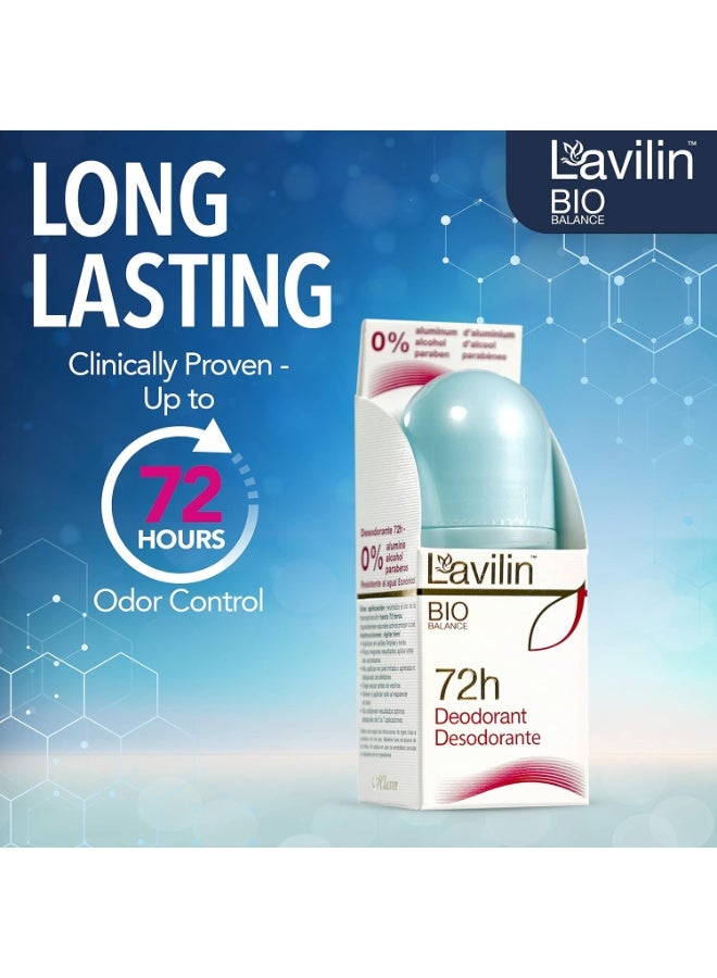Lavilin LAVILIN Roll On Deodorant for Women and Men - Aluminum Free Deodorant with Up to 72 Hour Long-Lasting Protection and Odor Control – Alcohol, Paraben and Cruelty FREE Sensitive Skin deodorant (2 oz) - Image 2